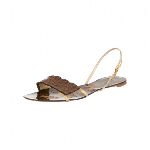 Bottega Veneta - Authentic Butterfly Flat Sandals - Picture 3 of 12